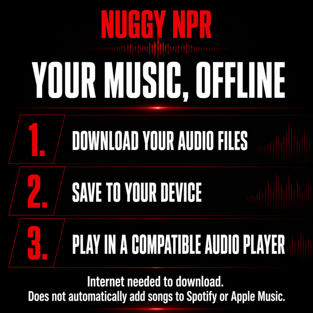 NUGGY NPR — 100+ Original Christian Hip-Hop Songs | Digital Download