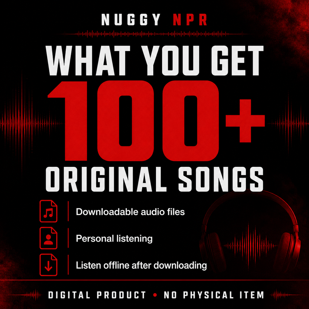 NUGGY NPR — 100+ Original Christian Hip-Hop Songs | Digital Download