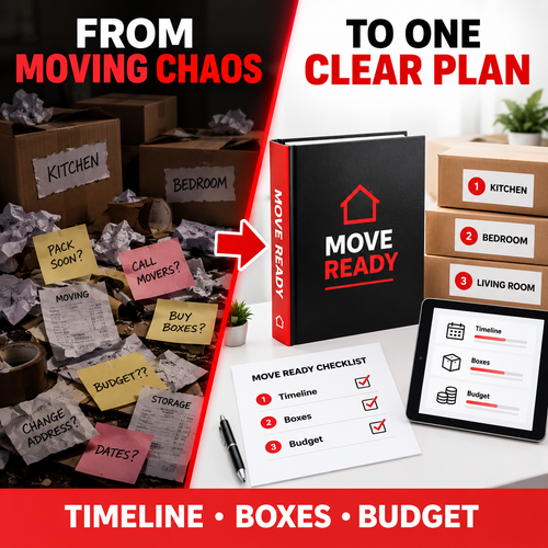 Moving planner checklist bundle